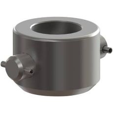 Rotatorbøsning med svejsbar tap på 30mm, optimal til tung brug inden for byggeri og landbrug.