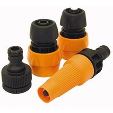 Slangepistolsæt til 1/2-3/4 slange, perfekt til effektiv slangeforbindelse.