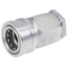 Højkvalitets hurtigkobling 1.1/4" hun Hansen med lås for ekstra sikkerhed.