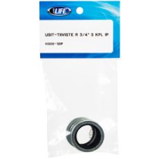 Holdbar gummistålskive R 3/4", 5-pak, for pålidelig ydelse.