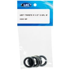 Fleksibel gummistålskive R 1/2", 5-pak, for alle typer projekter.