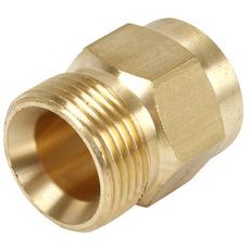 Alsidig højtryksvaskernippel med både indre og ydre gevind M22X3/8.