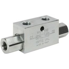 Kompakt og effektiv låseventil 1/4", perfekt til små hydrauliske systemer.