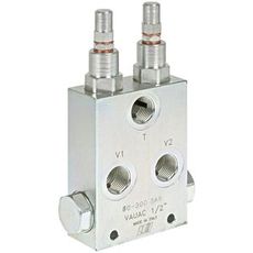 Trykbegrænsningsventil 1/2" med en kapacitet på maks. 70 l/min.