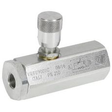 1/4" kompenseret strypventil designet til at håndtere trykvariationer effektivt.