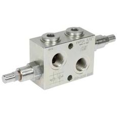 Dobbelt trykbegrænsningsventil til 1/2" - kapabilitet fra 80 til 300 bar.