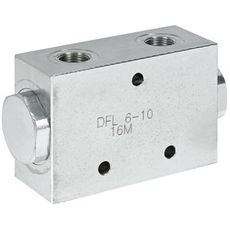 Flowdeler 3/8" med max. flow på 10 l/min, kompakt og effektiv.