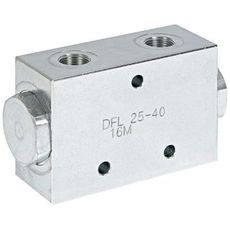 Flowdeler 1/2" som effektivt håndterer op til 40 l/min.