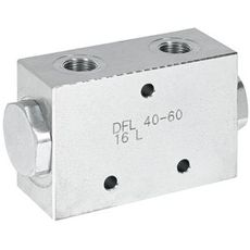 Flowdeler 1/2" med kapacitet til 60 l/min, perfekt til arbejde.