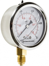 Trykmåler i Alak, 0-1 Bar for præcis trykmåling i lavt trykområde.
