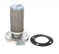 Oljetank returfilter enhed med lav profil, essentiel for effektiv smøring.