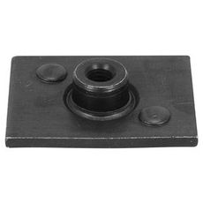 Nedre plade serie 1 til dobbelt klemme, sikker og holdbar løsning.