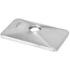 Plade Serie 2 til dobbeltklemmer, giver øget stabilitet og sikkerhed.