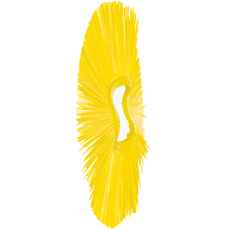 Børsteskive siksak 600X178 mm, perfekt til fjernelse af affald.