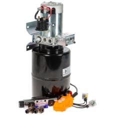 Pumpestation 1,6Kw, 2-virkning med fjernkontrol for nem drift.