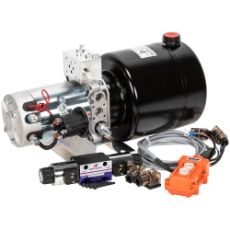 Kraftfuld pumpestation 2Kw, 24V med fjernkontrol for optimal kontrol.