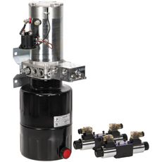 Pumpestation 3kW 24V 8L 2x Dobbeltvirkende