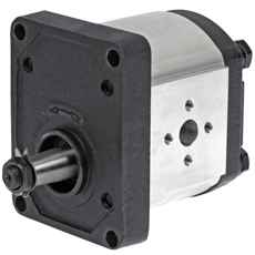 Hydraulikpumpe 12 Gruppe-2 med flangeforbindelse til modurs anvendelse.
