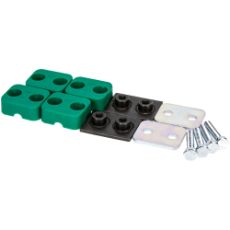 12mm standard rørklemme, pakket i 2 par, ideel til rørinstallationer.