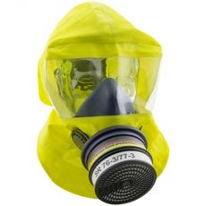 Beskyttelseshætte Sr 77-3 til røg og kemikalier, veludstyret til sikkerhed.