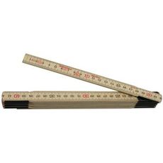 2 meter træmål, perfekt til præcise målinger i byggeprojekter.