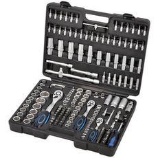 Topnøglesæt med 172 dele af forskellige størrelser, perfekt til alle behov.