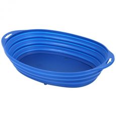 Oval magnetisk skål 315mm til effektiv opsamling af metaldele.