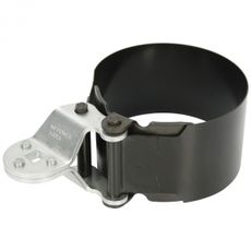 Filternøgle som passer til filtre med diameter mellem 105-118 mm til nem håndtering.