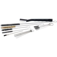 Rengøringssæt med 17 dele til malersprøjte, optimerer rengøringsprocessen.