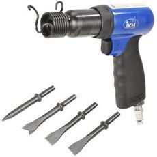 Mejselhammer sæt med 3000 slag/min, effektiv til hurtigt og kraftfuldt arbejde.