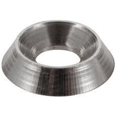 Konisk skive M5 A4, indeholder 12 stykker, sikrer stabilitet.