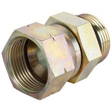 Kobling Jic 1.5/8-1.5/8 UNF, ideel til indvendig og udvendig forbindelse.