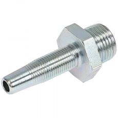 Robust udskiftbar kobling lige BSP 3/8-3/8 udvendige gevind til holdbare tilslutninger.