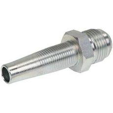 Kobling Jic 9/16-3/8 lige udvendig gevind, ideel til fleksible installationer.