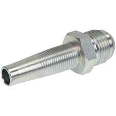Udskiftelig kobling Jic 7/8-5/8 lige udvendigt gevind, designet til sikker tilslutning.