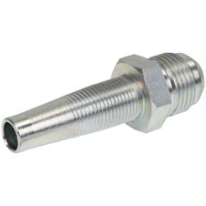 Lige Jic 1.5/6-1 skruekobling med udvendigt gevind til stærk tilslutning.