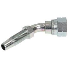 Udskiftelig kobling 45 Jic 9/16-3/8 med indvending gevind, sikker og let anvendelig tilslutning.