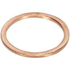 Kobber skiver M17 21X1,5 mm, 6 styk for pålidelige forbindelser.