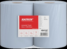 Industri tørre rulle XXL 2 stk blå Katrin, ideel til store overflader.