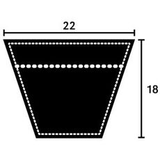 Holdbar rem 22X6700Lp for sikker og pålidelig ydeevne.