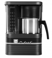 Kaffemaskine til kabine som brygger 6 kopper på 12V, perfekt til traktorer.