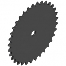 Kædehjul med ydre diameter på 174,5 mm, optimerer maskinens funktion.