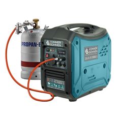 Kraftfuld LPG/benzin inverter generator KS 2000iG S til fleksible energibehov.