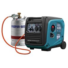 Kraftfuld LPG/benzin generator inverter KS 4000iEG S til pålidelig og effektiv energiforsyning.