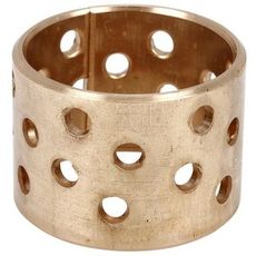 Glideleje i rødmetall, 30X34X25mm, perforeret for høj kvalitet og holdbarhed.