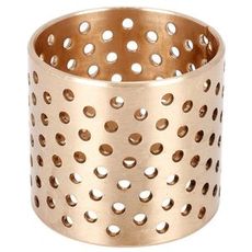 Rødmetall glideleje 60X65X60mm, perforeret for øget effektivitet og holdbarhed.