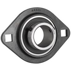 Leje 17Mm med flange, optimal til brug i landbrug og byggemaskiner.