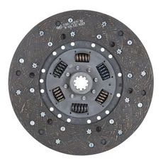 295 mm lamelskrive med fjeder C og splineshul Ø 1 1/8 tommer, perfekt til traktorer.