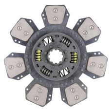 Lamelskive 321 mm C-7, fjedret center med 10 tænder, for holdbar og pålidelig anvendelse.
