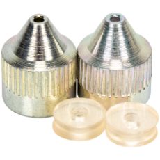 R1/8 adapter til DIN 3405 smørenippel, holdbart design.